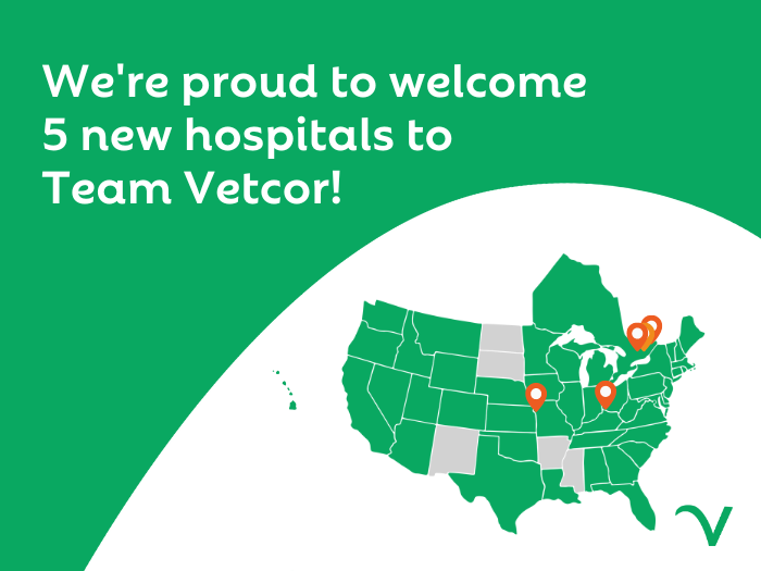 Vetcor Welcomes 5 New Hospitals