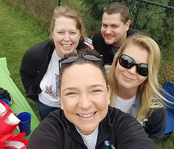 Sprinkle Road Staff at the Bark for Life Event
