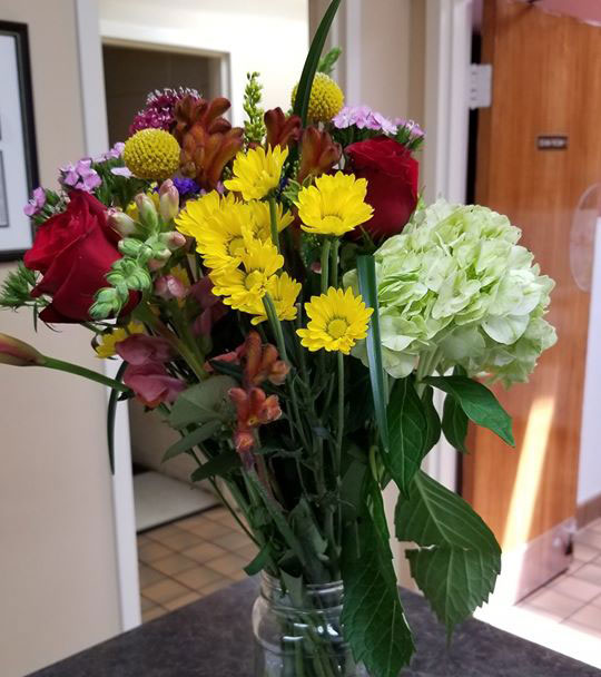 Celebration Patients & Clients - appreciation floral bouquet