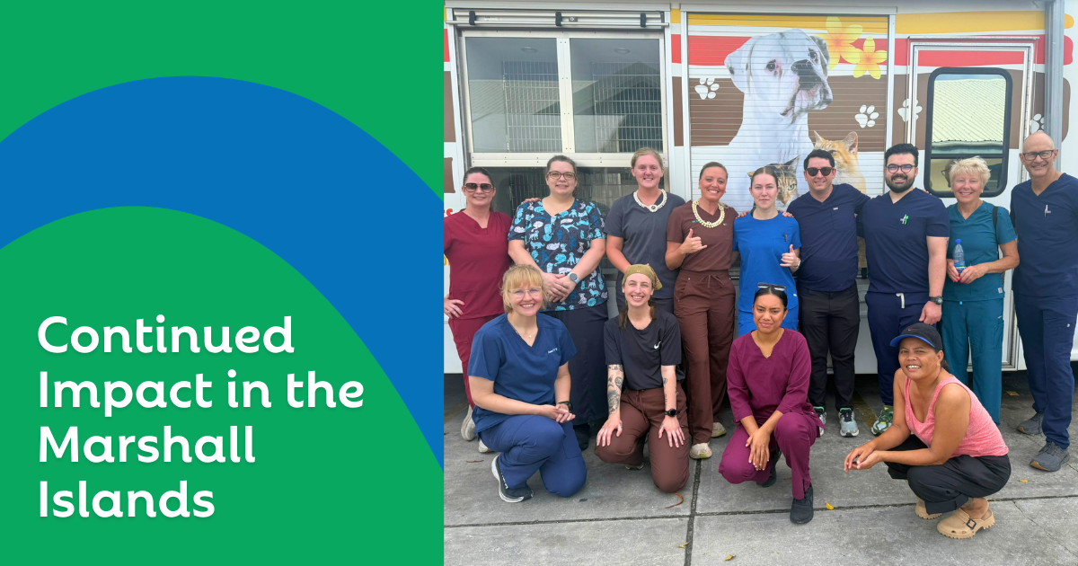 Delivering Compassion: Vetcor’s Continued Impact in the Marshall Islands