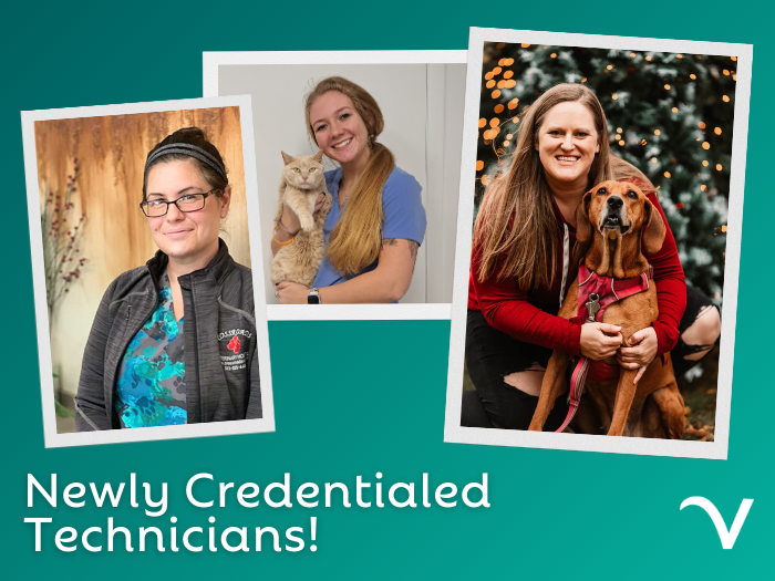 Congratulations to Our Newly Credentialed Vet Techs!