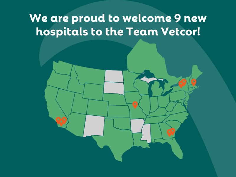 VetCor Welcomes 9 New Hospitals