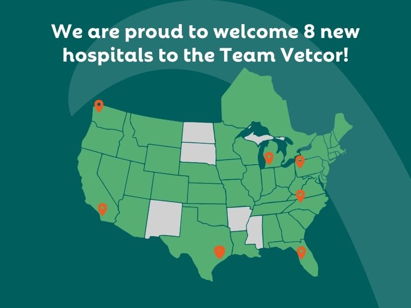 VetCor Welcomes 8 New Practices