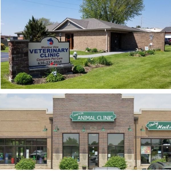 Meadow View Veterinary Clinic, Geneva, IL & Campton Animal Clinic, Campton Hills, IL