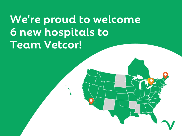Six New Hospitals Join Vetcor