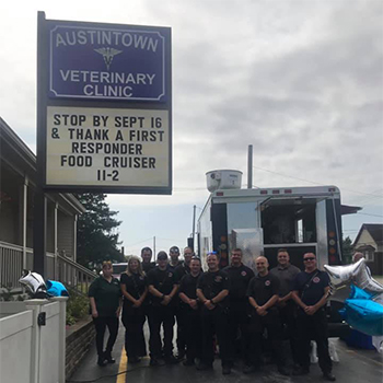 austintown veterinary clinic first reponders 
