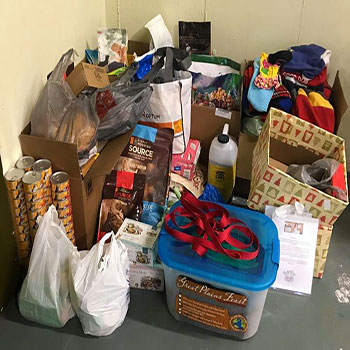 Donations collected by Central Animal Hospital