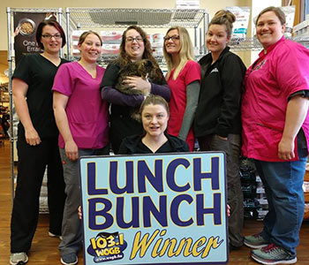 Lunch Bunch Winners at Parkside