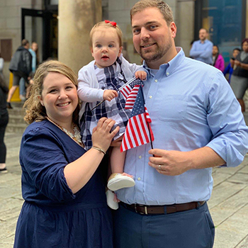 Our manager of data and analytics, Martin, became a US citizen!