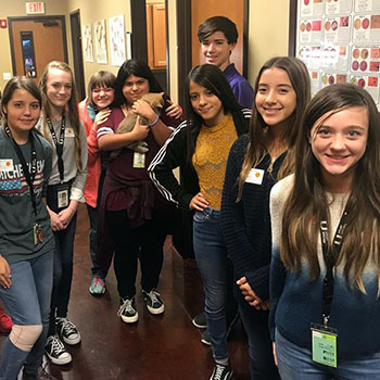 Students who shadowed at Stonebridge